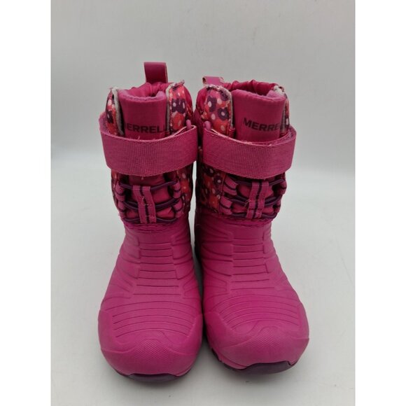 Merrell Kid’s Snow Quest Lite 2.0 Jr Waterproof Toddler Size 9 Pink - Picture 2 of 9